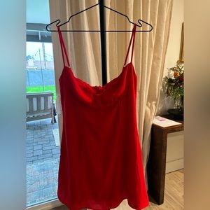 House CB red dress